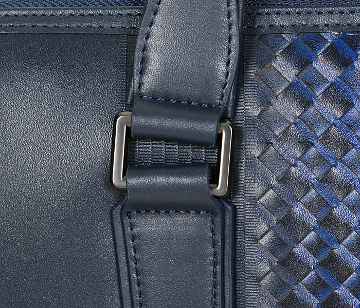 Bottega Veneta intrecciato VN briefcase B6031 royalblue&blue